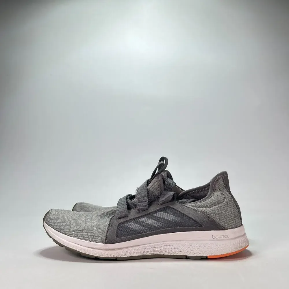 adidas Edge Lux Grey Crystal White Low Top Running Shoes BW1171 Women's Size 7.5